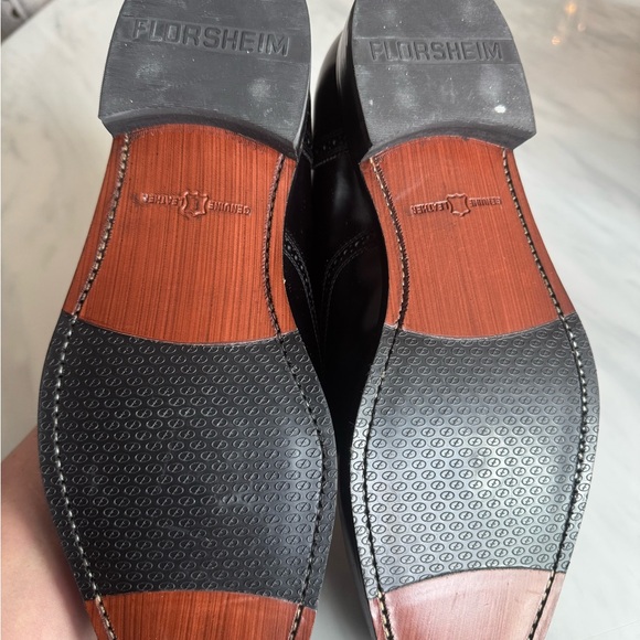 Black Men’s Florsheim Leather Tassel Loafers size 13 (106) - Picture 6 of 7